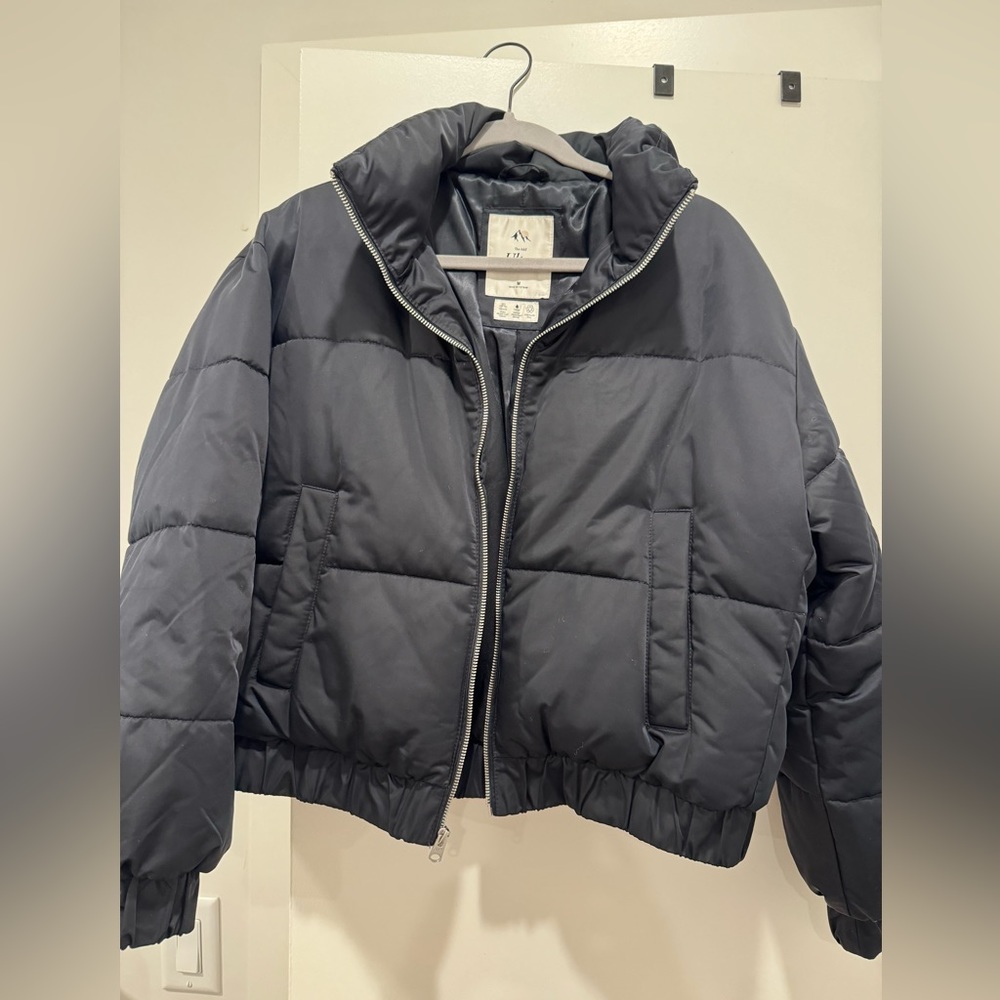 Abercrombie Black Ultra Puffer Jacket - Size M